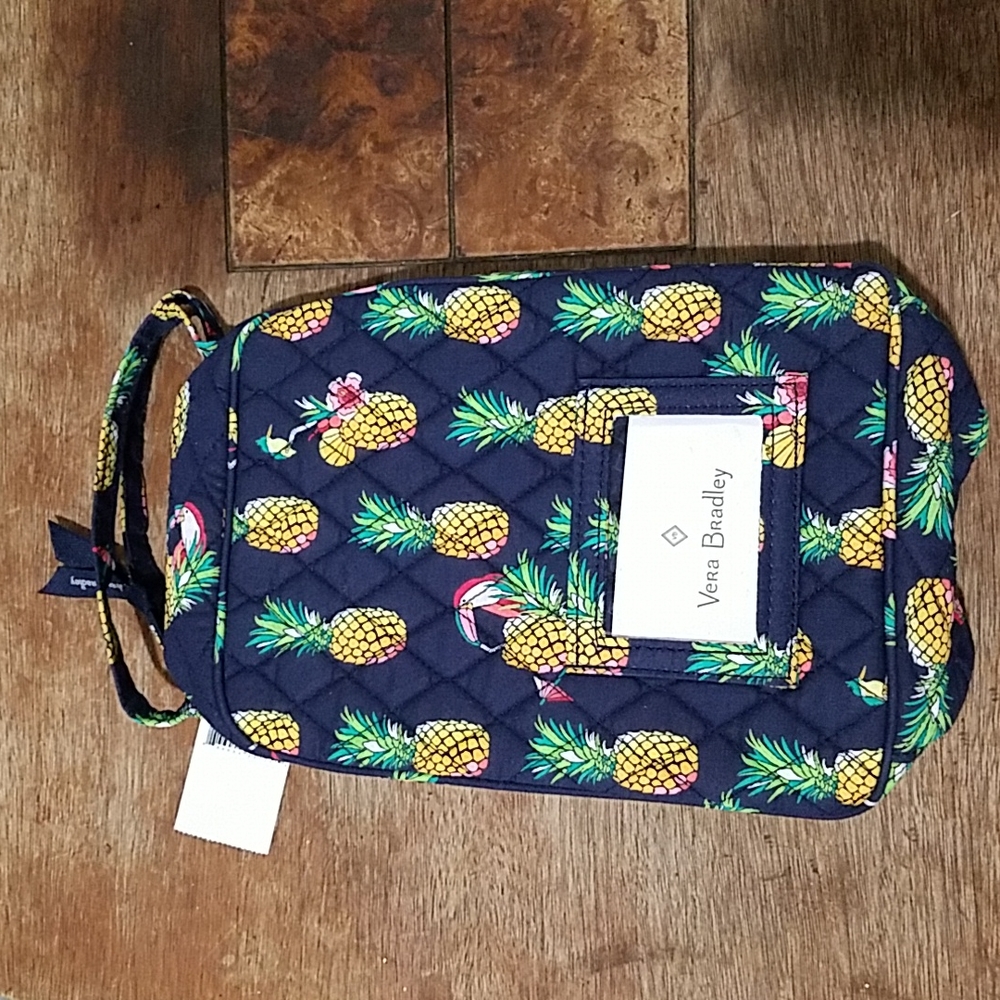 Vera Bradley Navy Pineapple Print Crossbody Bag